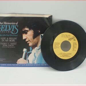 RARE Elvis Promo Copy! 45 7" -Our Memories Of Elvis: Promo